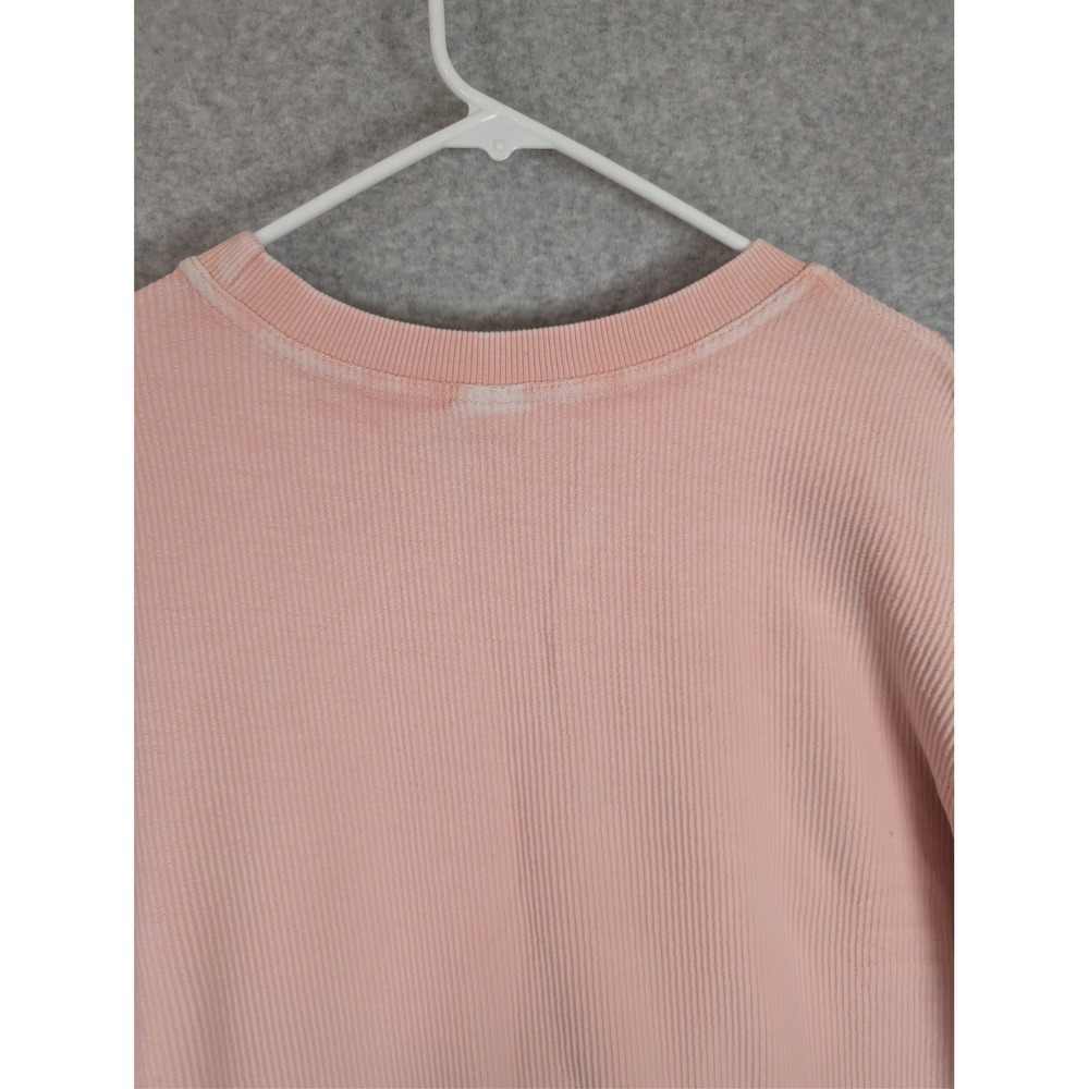 Chicka-d Sweater XL Pink Ribbed Goin To The Chapel Graphic Oversized Bridal - Picture 15 of 16